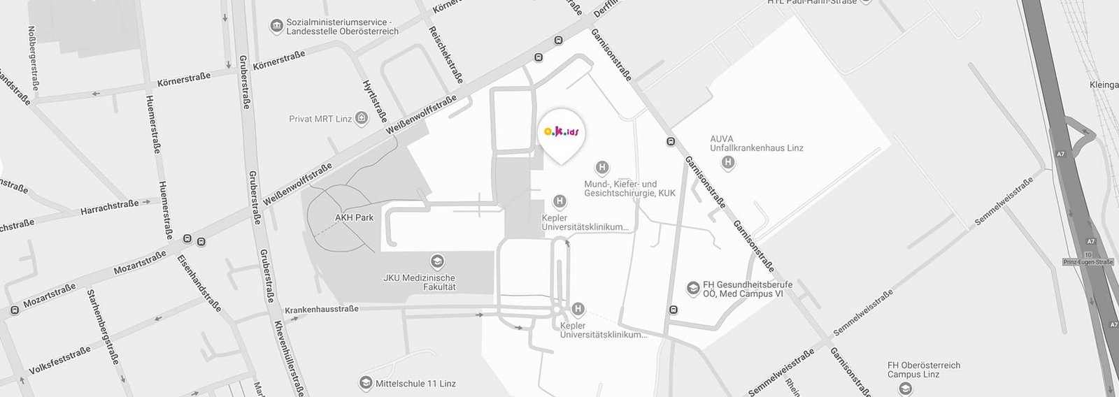 Lageplan Linz